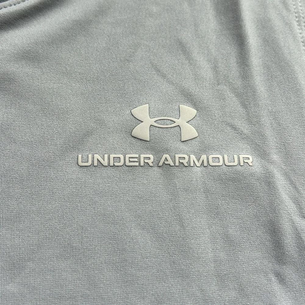 NWT Under Armour RUSH Grey Athletic Tank - Picture 3 of 8